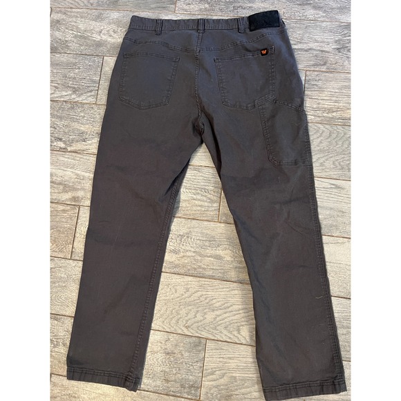 Eddie Bauer Other - Eddie Bauer‎ Canvas Utility Pants 38x32 Mens 38 x 32 Gray Stretch Workwear 0558